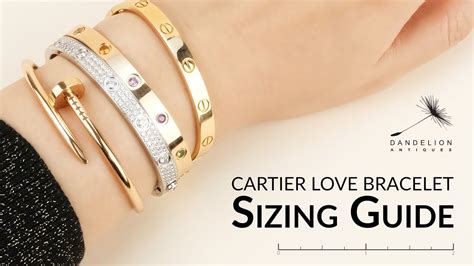 cartier bracelet dimensions.